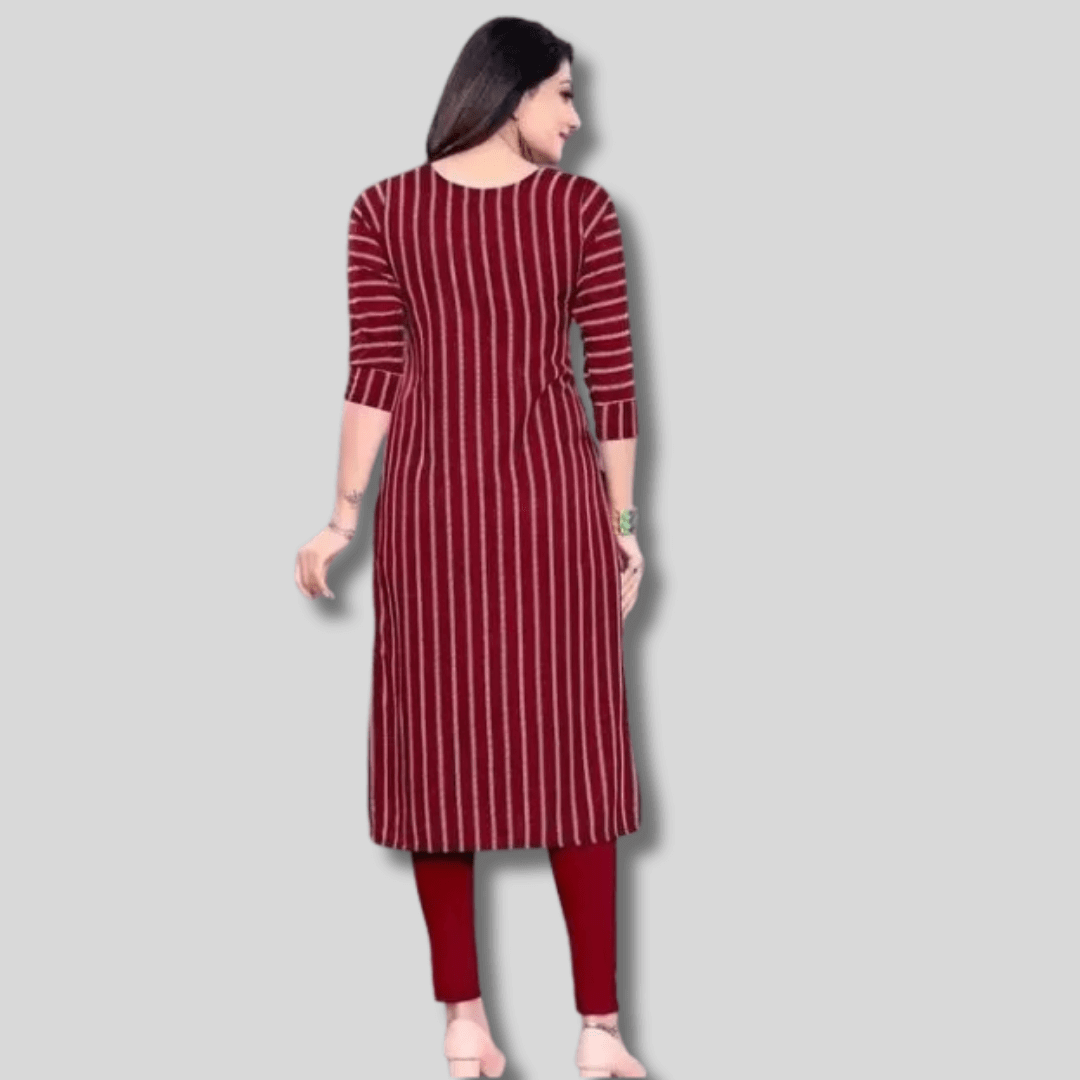Fashion Forward Printed Crepe A-line Kurta for Women - Stand Out in Style Fashion Forward Printed Crepe A-line Kurta for Women - Stand Out in Style