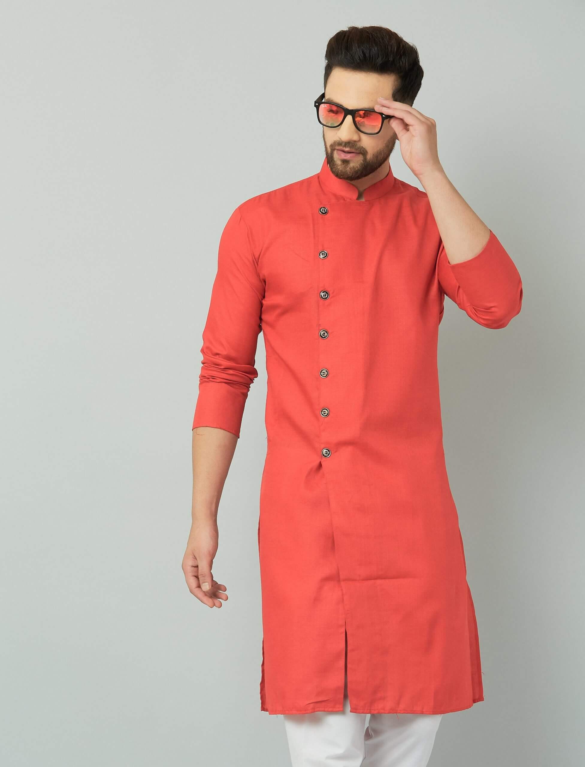 p (8)-min Traditional Indian kurta, loose-fitting garment.