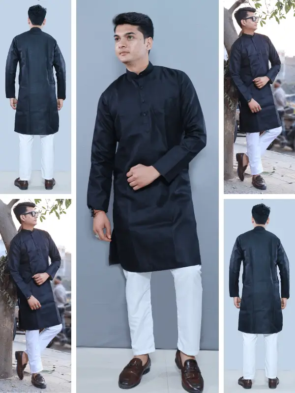 55 Black purta pajama